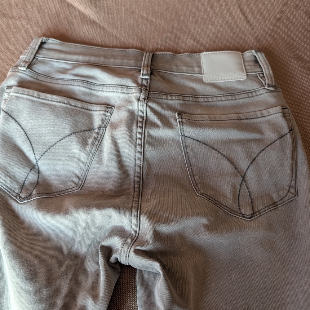 Calvin Klein Jeans Light Gray Denim - Picture 5 of 5